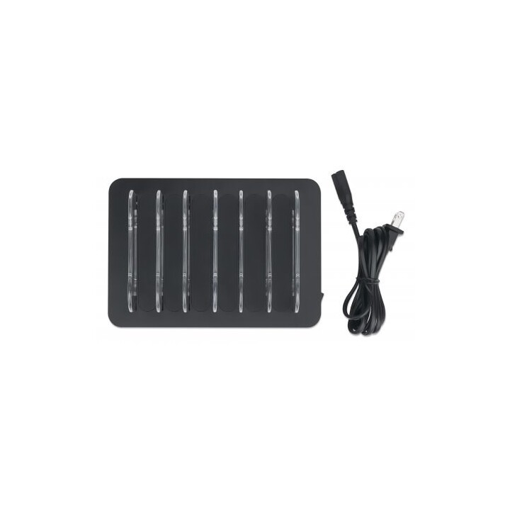 Manhattan 102254 organizador para estación de carga Negro