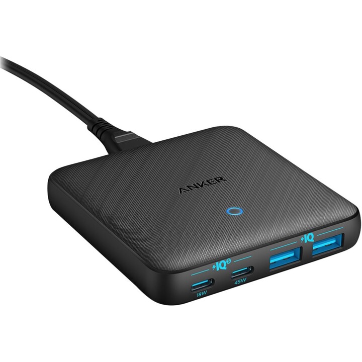 Anker 543 Powerport Atom III Universal Black Fast Charging Indoor