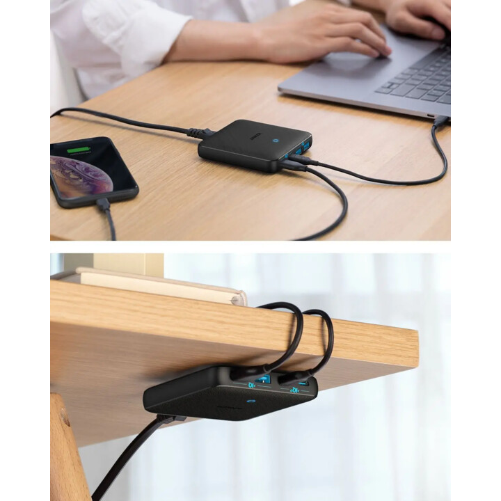 Anker 543 Powerport Atom III Universal Black Fast Charging Indoor