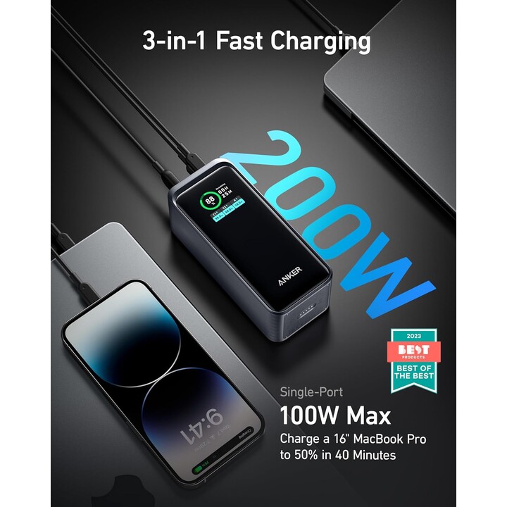 Anker Prime 20000 mAh Negro
