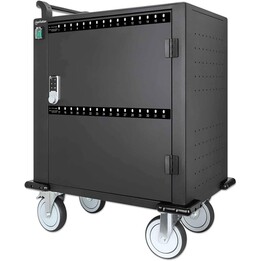 Manhattan 716000 carrito y armario de dispositivo portátil Carro de gestión y carga para dispositivos portátiles Negro
