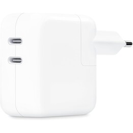 Caricabatterie Apple USB-C 35W 2xUSB-C bianco