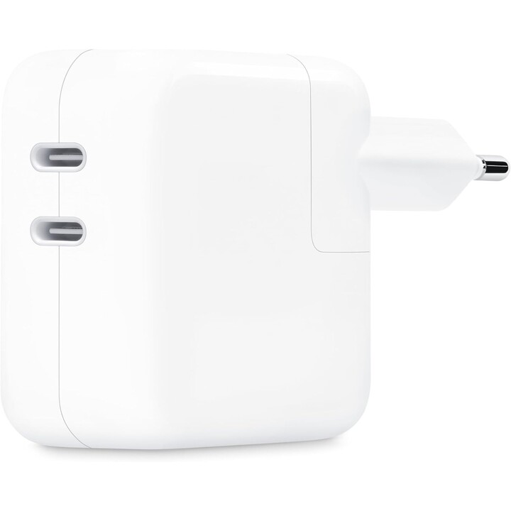 Chargeur Apple usb-c 35w 2xusb-c blanc