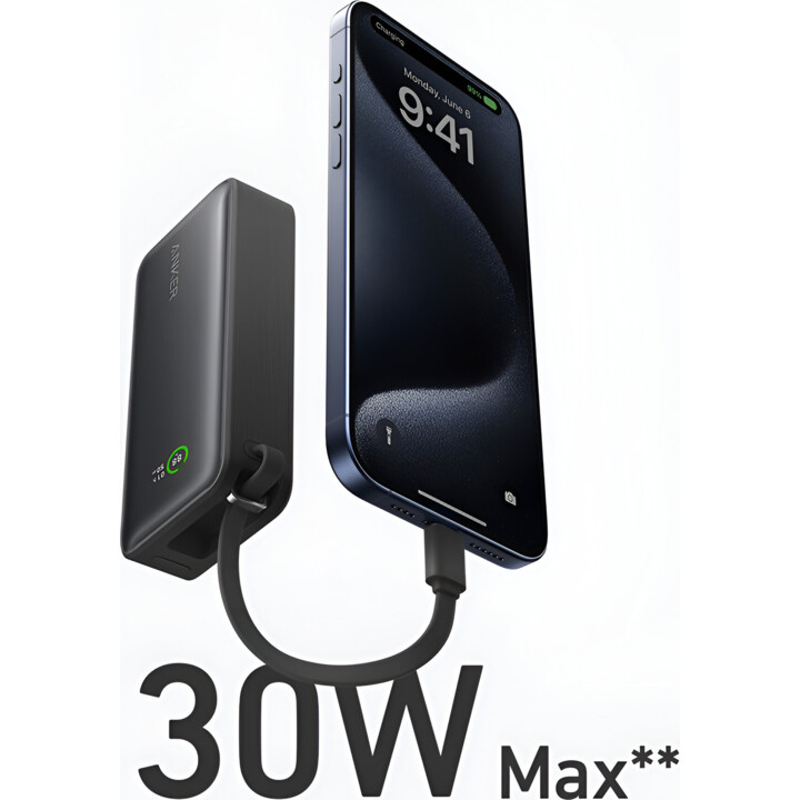 Powerbank Anker 545 Nano 10000mAh PD 30W black