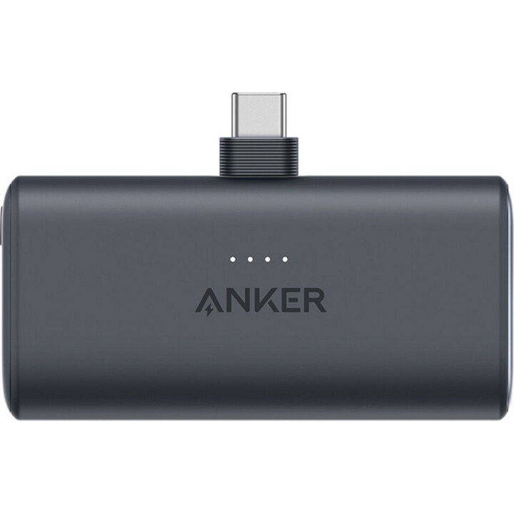 Powerbank Anker Nano 5000 mAh 22,5 W mit integriertem USB-C-Anschluss schwarz