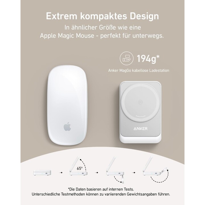 Anker MagGo 15W 3in1 magnetic charger, white