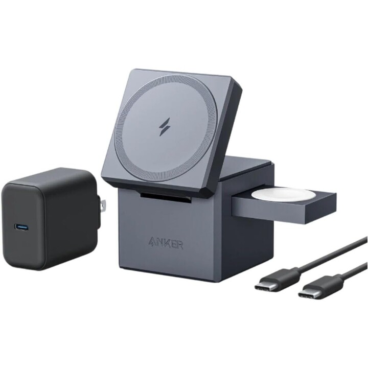 Anker Innovations Y1811G11 cargador de dispositivo móvil Auriculares, Smartphone, Reloj inteligente Negro Corriente alterna, USB