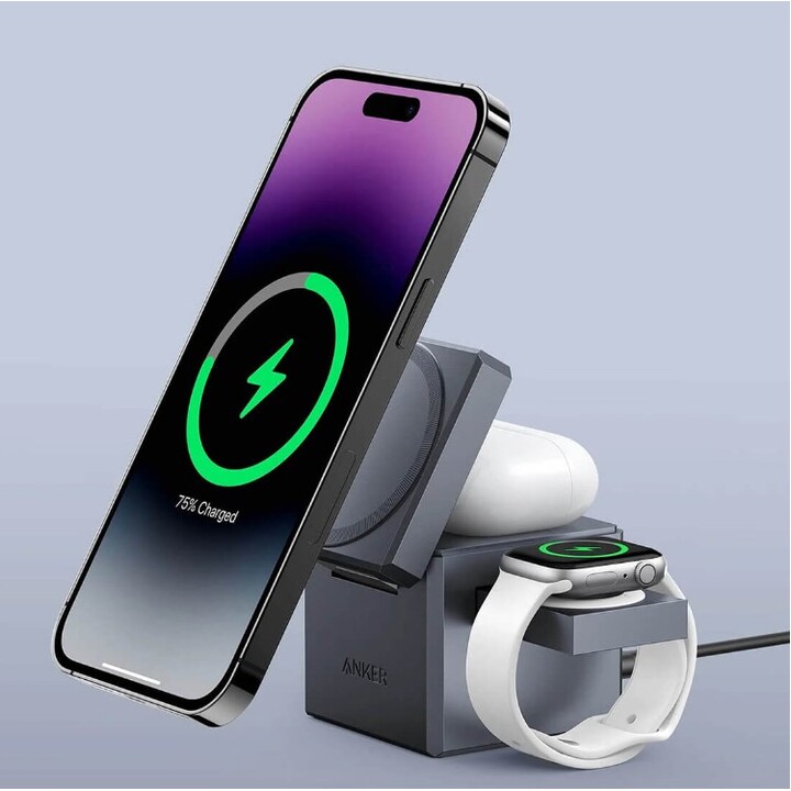Anker Innovations Y1811G11 cargador de dispositivo móvil Auriculares, Smartphone, Reloj inteligente Negro Corriente alterna, USB
