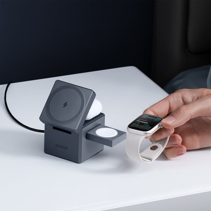 Anker Innovations Y1811G11 cargador de dispositivo móvil Auriculares, Smartphone, Reloj inteligente Negro Corriente alterna, USB