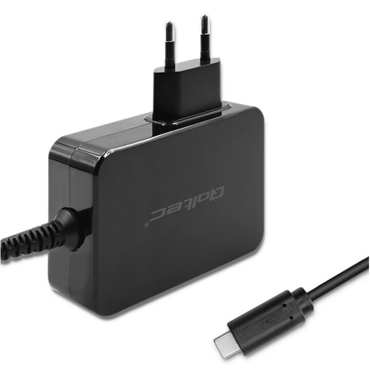 Qoltec PD 120W Turbo Cargador rápido | 5-28V | 3-4.5A | USB-C | Negro