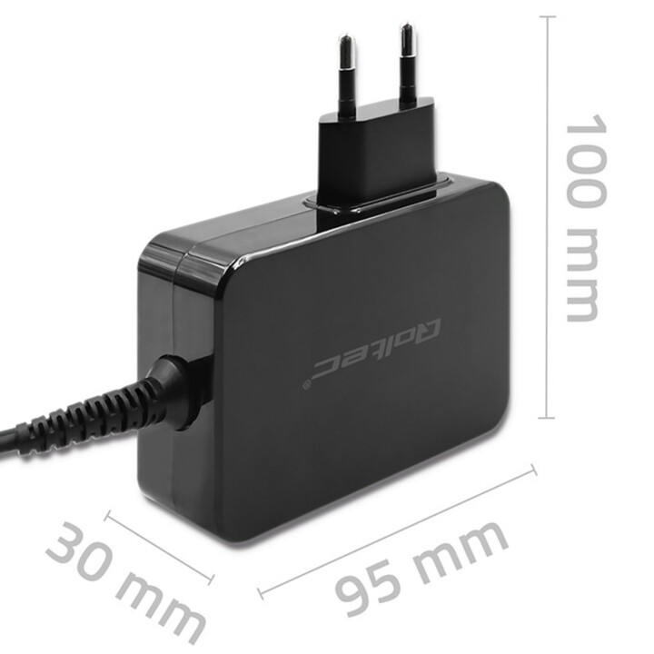 Qoltec PD 120W Turbo Cargador rápido | 5-28V | 3-4.5A | USB-C | Negro