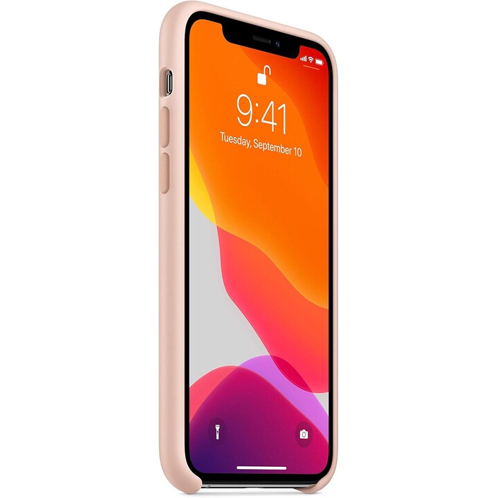 Capa de Silicone para iPhone 11 Pro Rosa Areia