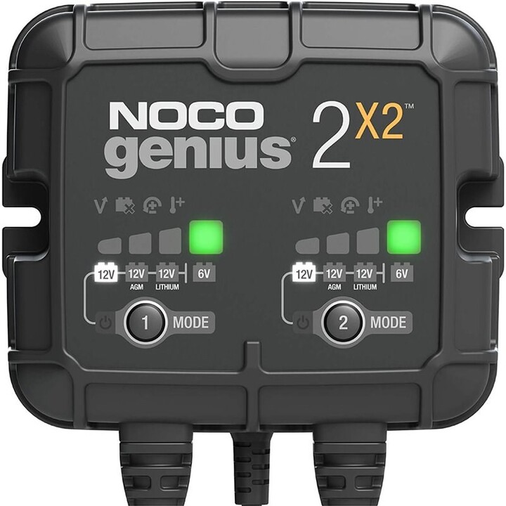 Caricabatterie GENIUS2X2 4A a 2 banchi
