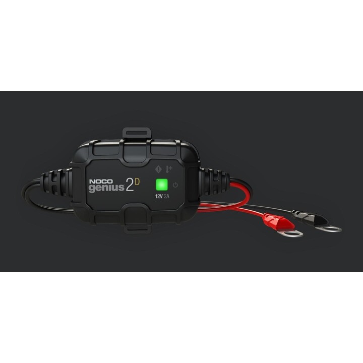 NOCO GENIUS2D : Chargeur de batterie intelligent 2A 12V, protection contre les surcharges et compensation thermique, pour batter