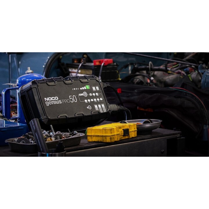 Carregador de bateria profissional GENIUSPRO50 50A