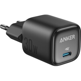Cargador USB C Anker de 30 W, cargador rápido compacto GaN