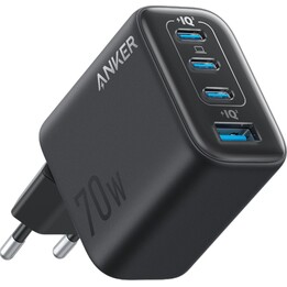Chargeur Anker Zolo 4 ports 70 W, noir