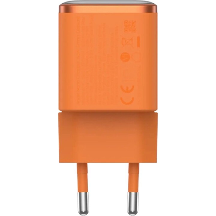 Anker Nano USB-C Cargador Rápido 45W con Display Naranja