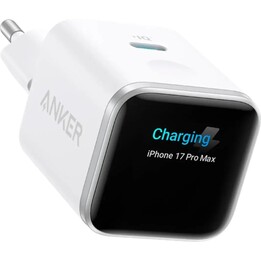 Anker Nano USB-C Cargador Rápido 45W con Display Blanco