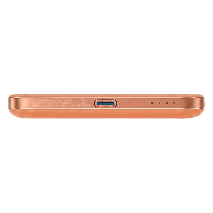 Anker Nano USB-C Cargador Rápido Inalámbrico Power Bank 5.000mAh Naranja