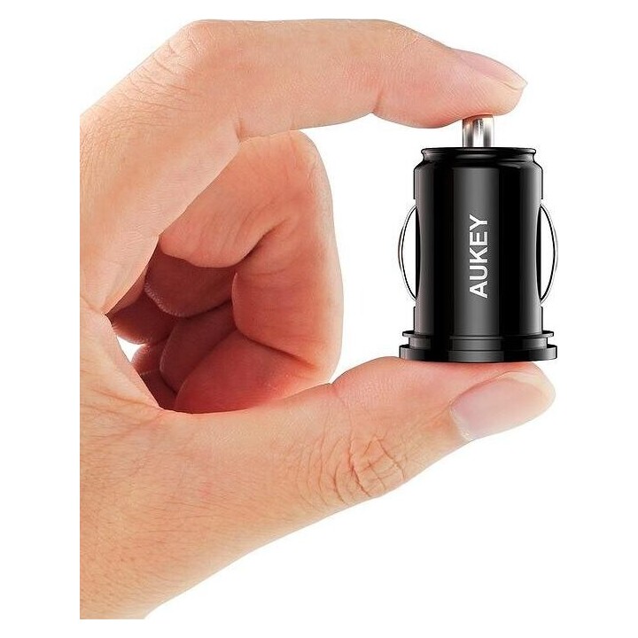 Cargador de coche ultrarrápido CC-S1 con 2 puertos USB, AiPower, 4,8 A, 24 W.