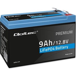 LiFePO4 battery 12.8V, 9Ah, 115.2Wh, BM