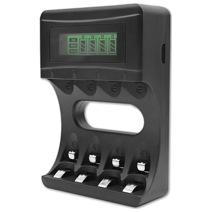 Cargador de baterías para Ni MH tipo R03 AAA R6 AA | 1800mA