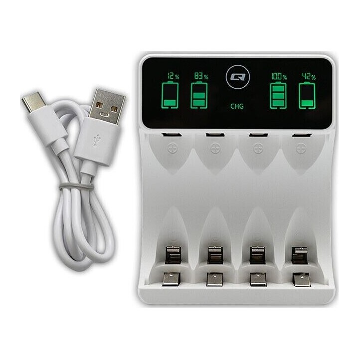 Battery charger for NiMH type R03 AAA R6 AA LCD