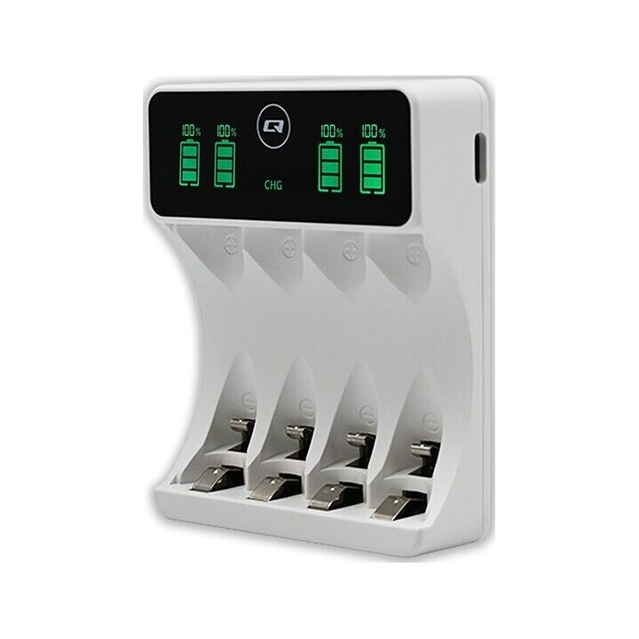 Battery charger for NiMH type R03 AAA R6 AA LCD