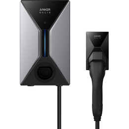 Cargador Anker SOLIX EV de 22 kW, estación de carga inteligente para vehículos eléctricos con cable.