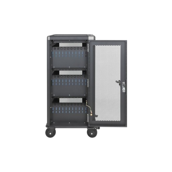 Manhattan Carro de carga USB-C para 30 dispositivos, 30 W por puerto, iPad hasta 13", MacBook Air hasta 13" y Chromebo