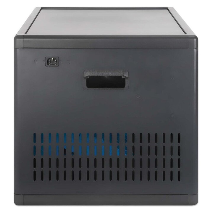 Manhattan Armario de carga de sobremesa/carro USB-C 65W para 12 portátiles (hasta 16"), compatible con iPads, MacBooks y ot