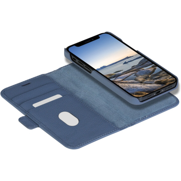 dbramante1928 New York funda cartera iPhone 13 Pro Max azul marino