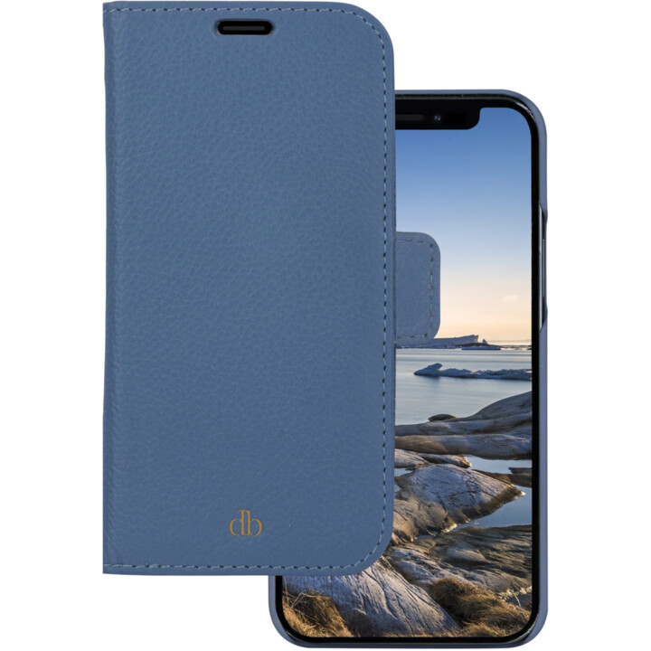 dbramante1928 New York funda cartera iPhone 13 Pro Max azul marino