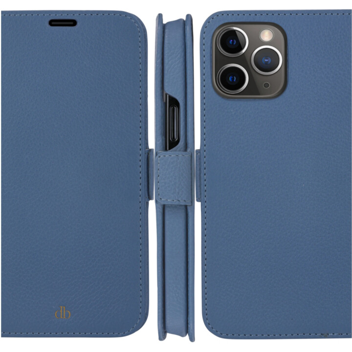 dbramante1928 New York funda cartera iPhone 13 Pro Max azul marino