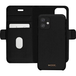 dbramante1928 MODE. Funda tipo libro para iPhone XR Negro
