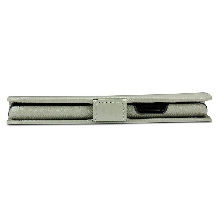 dbramante1928 New York funda tipo folio para iPhone XR de cuero saffiano verde oliva