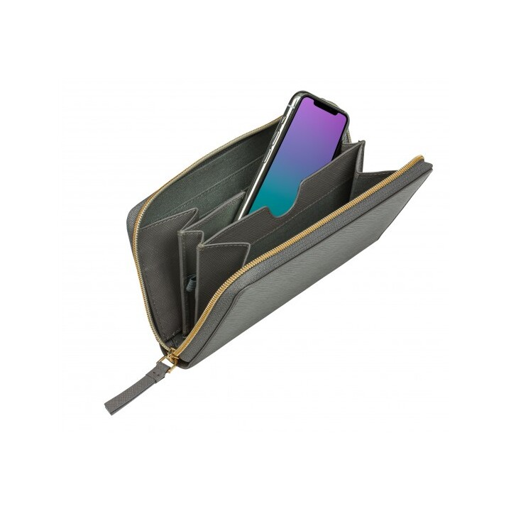 dbramante1928 LA Purse monedero Shadow Grey