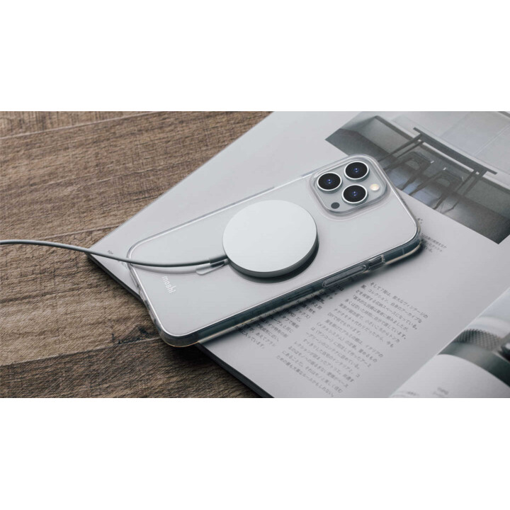 Carcasa rígida delgada Arx Clear (MagSafe) para iPhone 13 Pro - Transparente