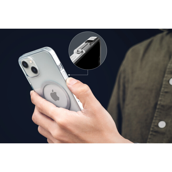 Carcasa rígida delgada Arx Clear (MagSafe) para iPhone 13 Pro - Transparente