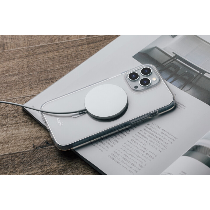 Carcasa rígida delgada Arx Clear (MagSafe) para iPhone 13 Pro - Transparente