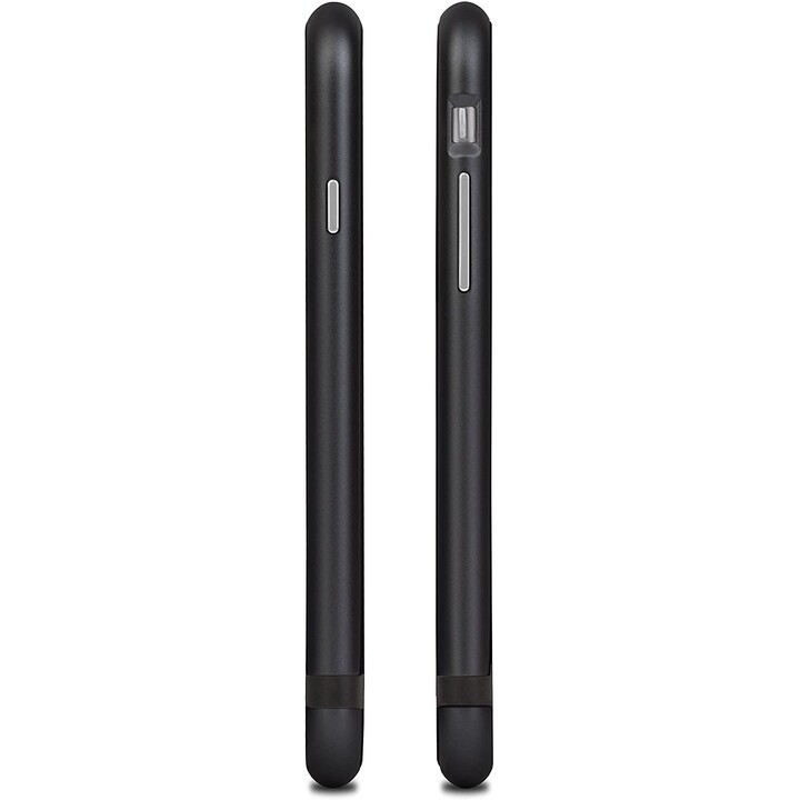Luxe - funda protectora de metal para iPhone 8/7 / SE - Negro