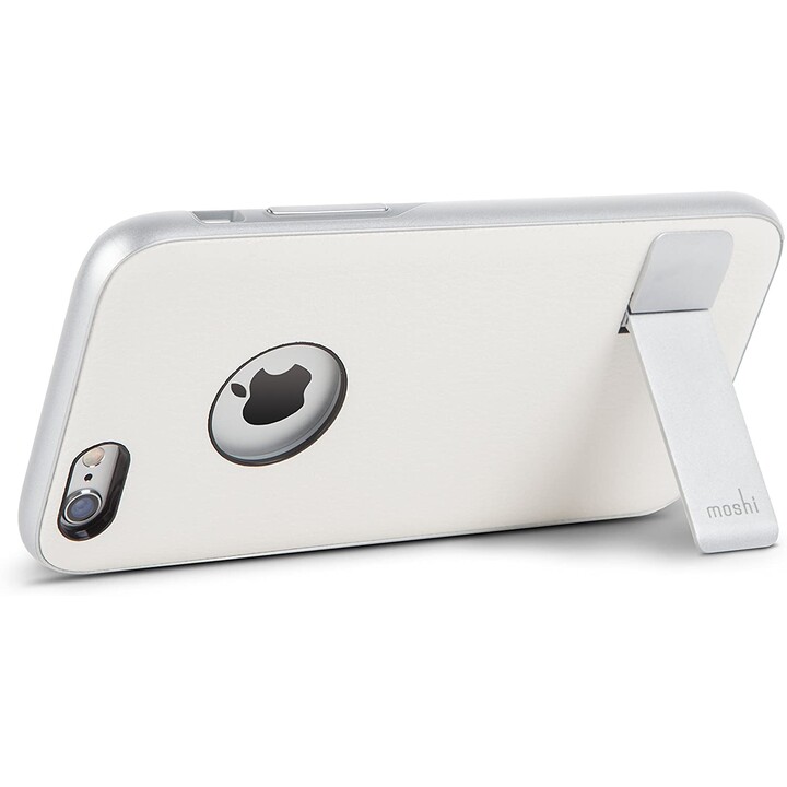 Moshi Kameleon funda con pie de apoyo para iPhone 6 blanco marfil
