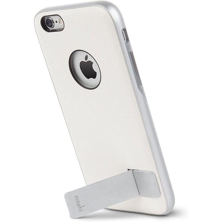 Moshi Kameleon funda con pie de apoyo para iPhone 6 blanco marfil