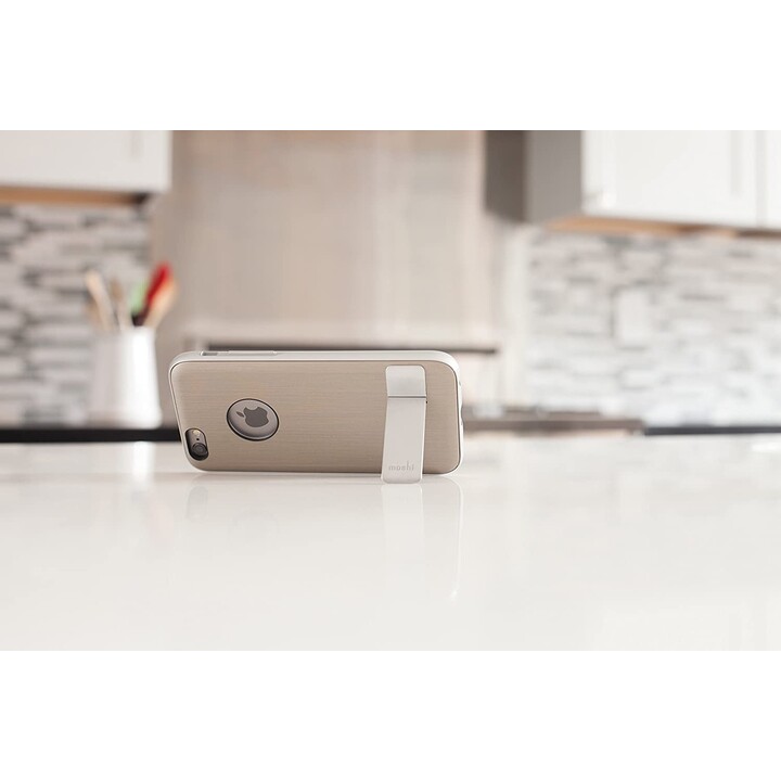 Moshi Kameleon funda con pie de apoyo para iPhone 6 blanco marfil