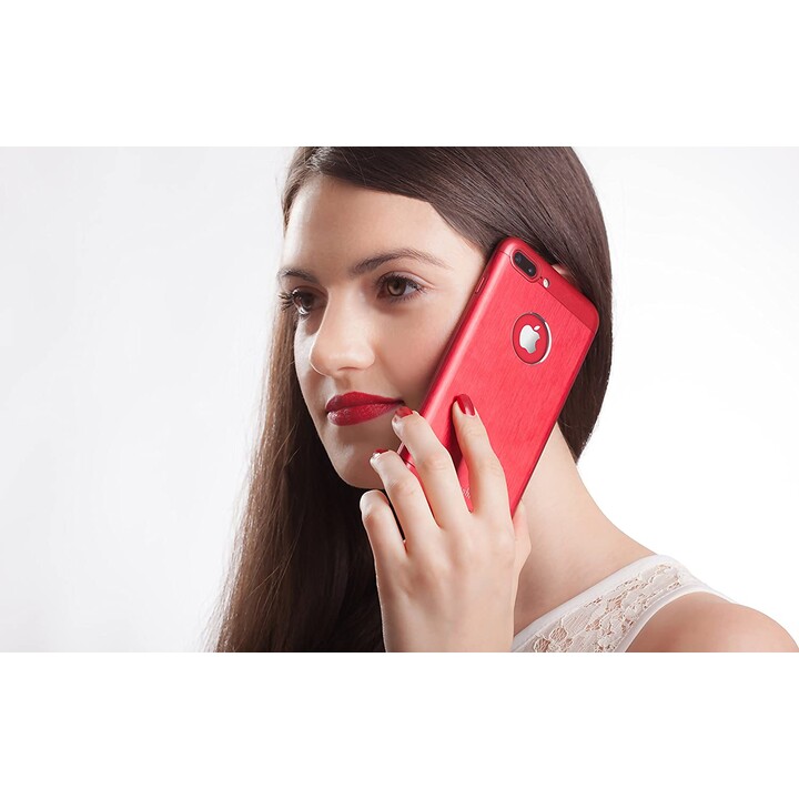 Armure pour iPhone 7 Plus - Rouge cramoisi
