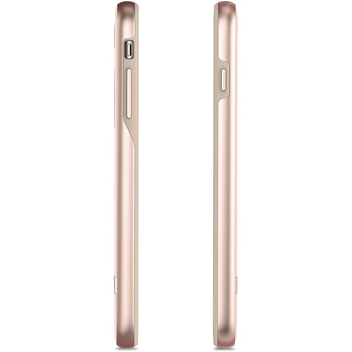 Vesta pour iPhone 8/7 Plus - Housse textile - Rose Fleur