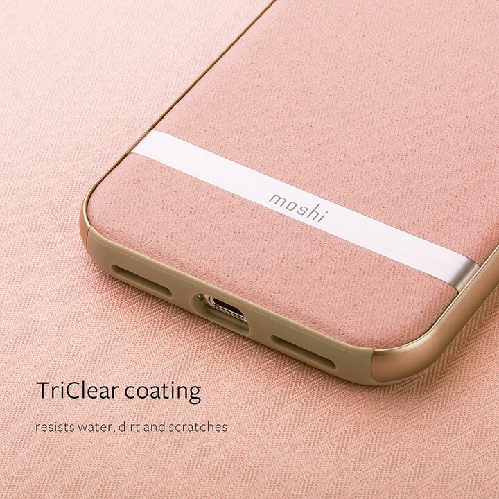Vesta pour iPhone 8/7 Plus - Housse textile - Rose Fleur