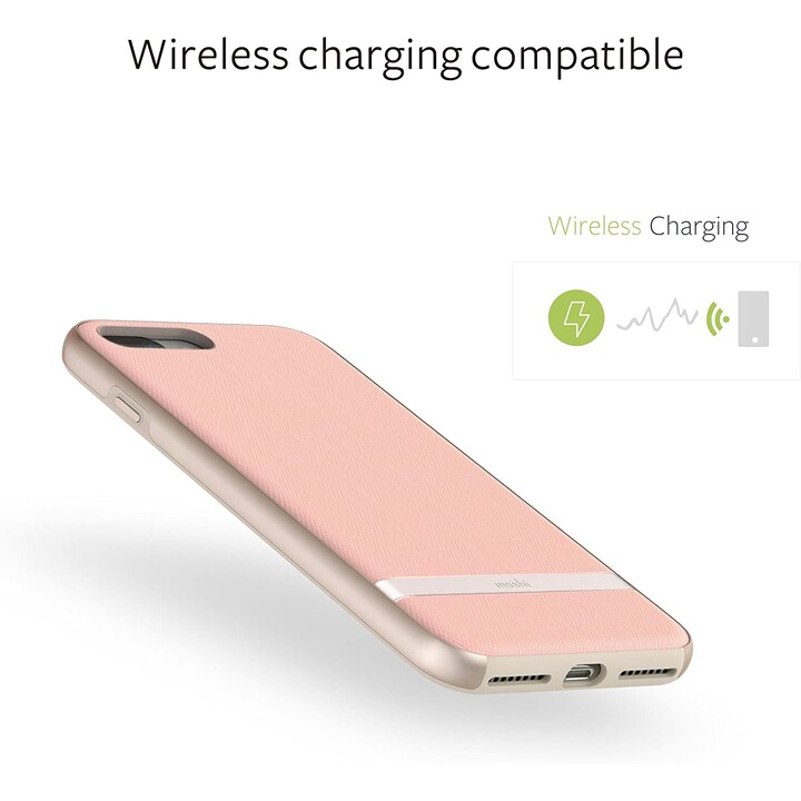 Vesta pour iPhone 8/7 Plus - Housse textile - Rose Fleur