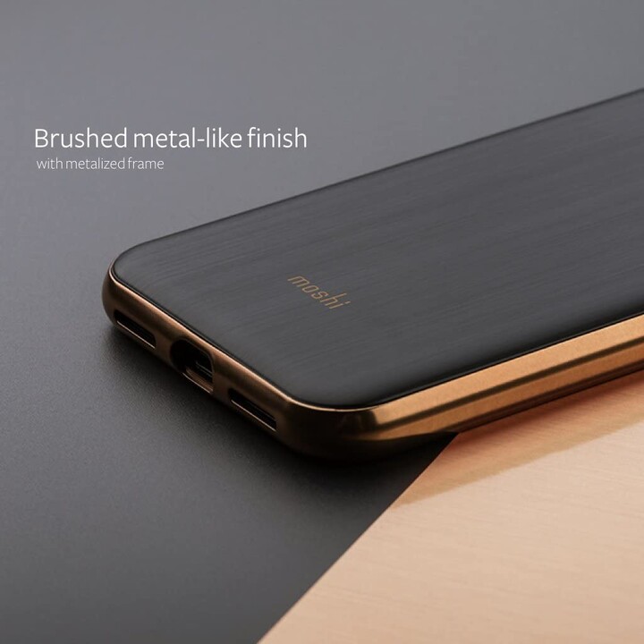 iGlaze - funda ultradelgada a presión para iPhone XS / X - Armor Black